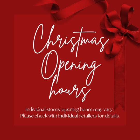 Christmas opening hours